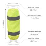 High-Visibility Yellow Reflective Safety Leg Gaiters