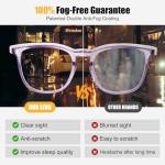 KeeiZoes Anti-Fog Safety Glasses for Protection