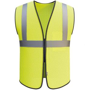 High-Visibility Men's Safety Vest with Reflective Tape
