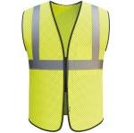 High-Visibility Men's Safety Vest with Reflective Tape