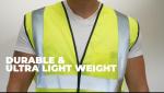 High-Visibility Men's Safety Vest with Reflective Tape