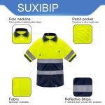 Men's High Visibility Safety Shirt with Pockets