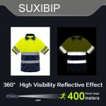 Men's High Visibility Safety Shirt with Pockets
