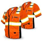 KwikSafety Executive Safety Vest 2 Pack Orange 2XL