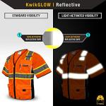 KwikSafety Executive Safety Vest 2 Pack Orange 2XL