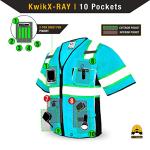 KwikSafety Executive Safety Vest 2 Pack Orange 2XL