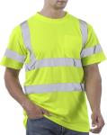 Men's Hi-Vis Class 3 Safety T-Shirt with Pocket