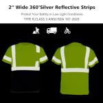 Hi Vis Reflective Safety T-Shirt for Men