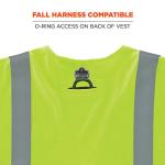 Lime Fire Resistant Safety Vest with Sleeves
