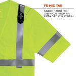 Lime Fire Resistant Safety Vest with Sleeves