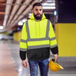 High-Visibility Reflective Safety Hoodie - Yellow