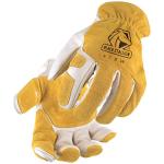 Black Stallion Leather Work Gloves with Reinforced Palm
