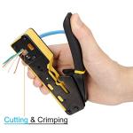RJ45 Crimp Tool Kit for CAT5/CAT6 Ethernet