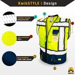 KwikSafety Sheriff High-Visibility Safety Vest - Blue