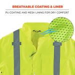 Hi-Vis Reflective Rain Jacket for Outdoor Safety