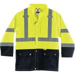Hi-Vis Reflective Rain Jacket for Outdoor Safety