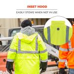 Hi-Vis Reflective Rain Jacket for Outdoor Safety