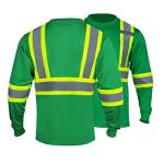 Hi-Vis Reflective Safety Shirts for Men, Long Sleeve