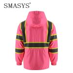 Hi-Viz Windproof Raincoat for Women and Girls