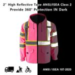 Hi-Viz Windproof Raincoat for Women and Girls