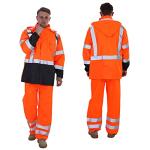 Hi-Vis Waterproof Rain Jacket for Men
