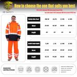 Hi-Vis Waterproof Rain Jacket for Men