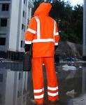 Hi-Vis Waterproof Rain Jacket for Men
