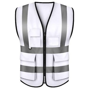TopTie High Visibility Safety Vest with Pockets