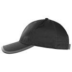 High Visibility Black Baseball Cap for Safety