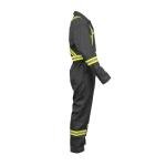 Hi Vis Cotton Coverall with Leg Zipper - 4XL