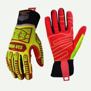 High-Visibility Anti-Impact Safety Work Gloves