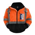 Hi-Vis Waterproof Safety Jacket for Men, XL
