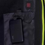 Pyramex Heated Hi-Vis Lime Jacket, Large