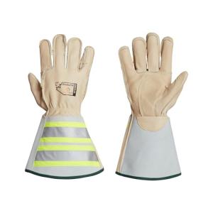 Horsehide Leather Lineman Gloves with Reflective Cuff