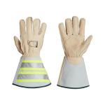 Horsehide Leather Lineman Gloves with Reflective Cuff
