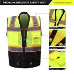 High Visibility Safety Vest with Reflective Straps