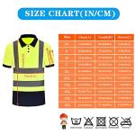 Hi Vis Men's Construction Polo Safety Shirt