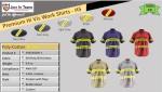 Hi Vis Reflective Safety Work Shirt - Short Sleeve