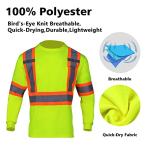 High Visibility Reflective Safety T-Shirt, 3-Pack