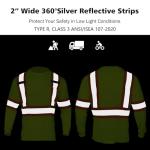 High Visibility Reflective Safety T-Shirt, 3-Pack