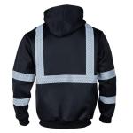 Men's Hi Vis Reflective Safety Hoodie - Class 3