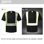 Hi-Vis Quick Dry Safety Work Shirt with Pocket