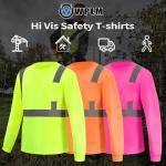 Hi Vis Reflective Long Sleeve Safety Shirt for Men