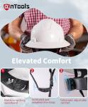 White Full Brim Hard Hat - OSHA Approved Helmet