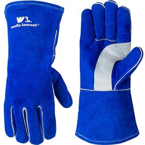 Wells Lamont Blue Leather Welding Gloves, X-Large