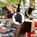 Heat Resistant Black Work Gloves - 12 Pairs