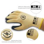 High Voltage Insulated Electrician Gloves 400V