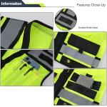 High Visibility Reflective Safety Vests with Pockets