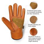 Heavy-Duty Leather Work Gloves for Men and Women