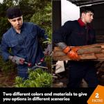 Heavy-Duty Leather Work Gloves for Men and Women